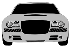 Gray car clip art